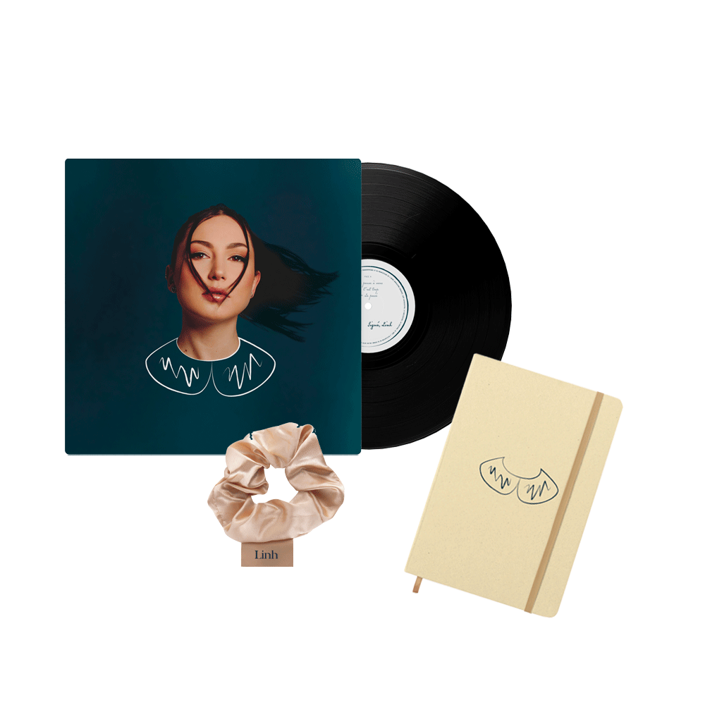 PACK « SIGNÉ, LINH » (VINYLE + CARNET + CHOUCHOU)