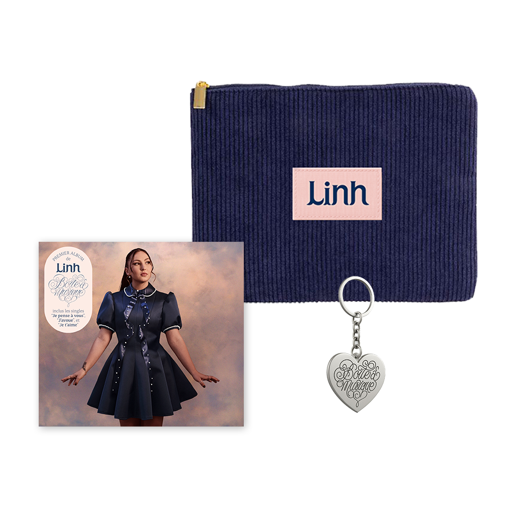 Pack CD « Boîte à musique » - CD + porte-clé + trousse