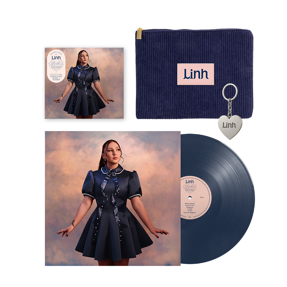 Pack CD+Vinyle « Boîte à musique » - CD+Vinyle + porte-clé + trousse