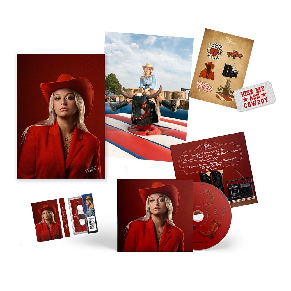 Super pack collector CD + K7 + Stickers + Patch brodé + Affiche dédicacée