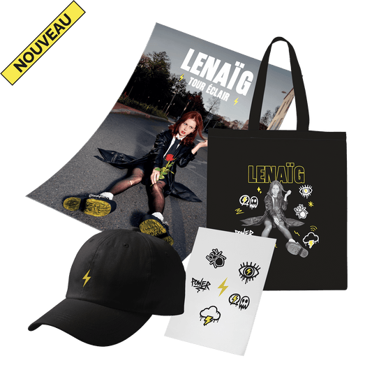 Pack été : Casquette + Tote bag + Tattoos + Affiche Tour