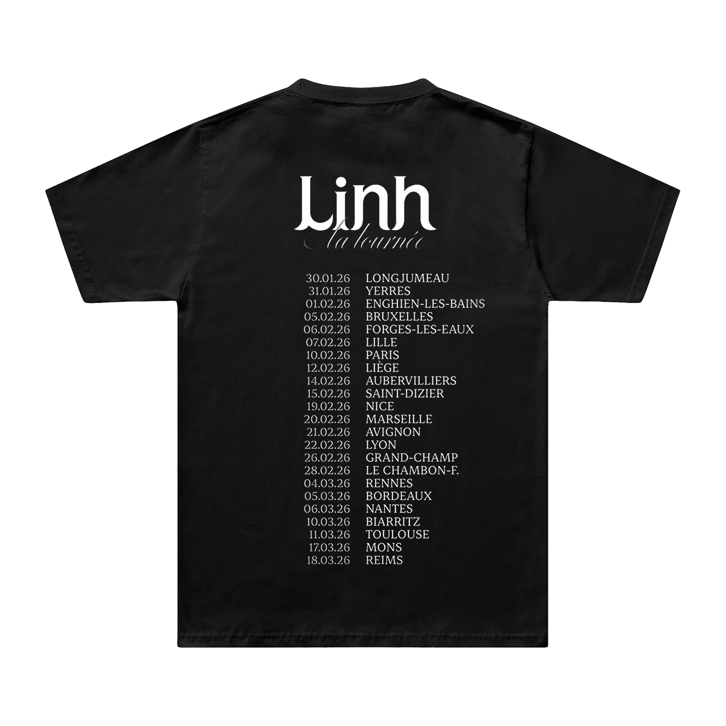 T-shirt - Tournée "Boîte à Musique"