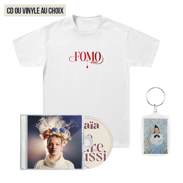 Pack T-shirt "FOMO" + Porte-clé + CD ou Vinyle