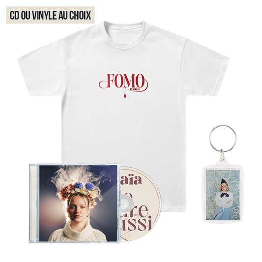 Pack T-shirt "FOMO" + Porte-clé + CD ou Vinyle