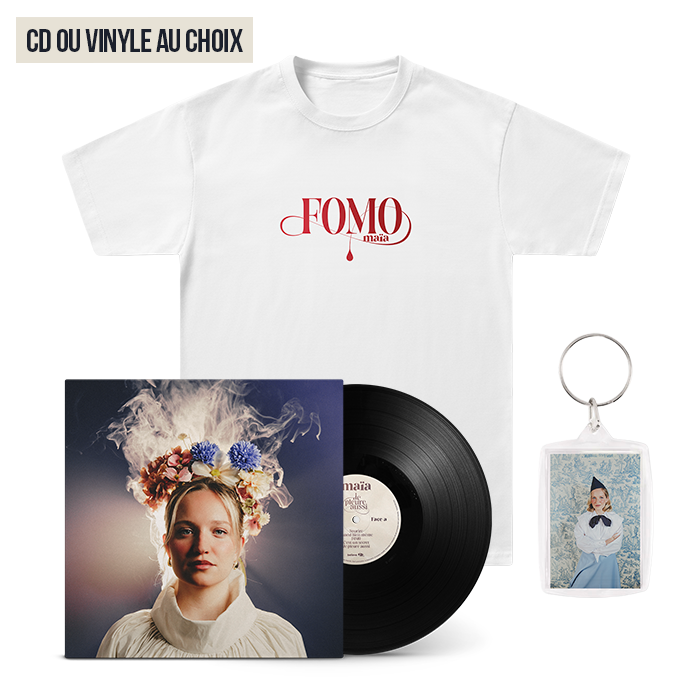 Pack T-shirt "FOMO" + Porte-clé + CD ou Vinyle