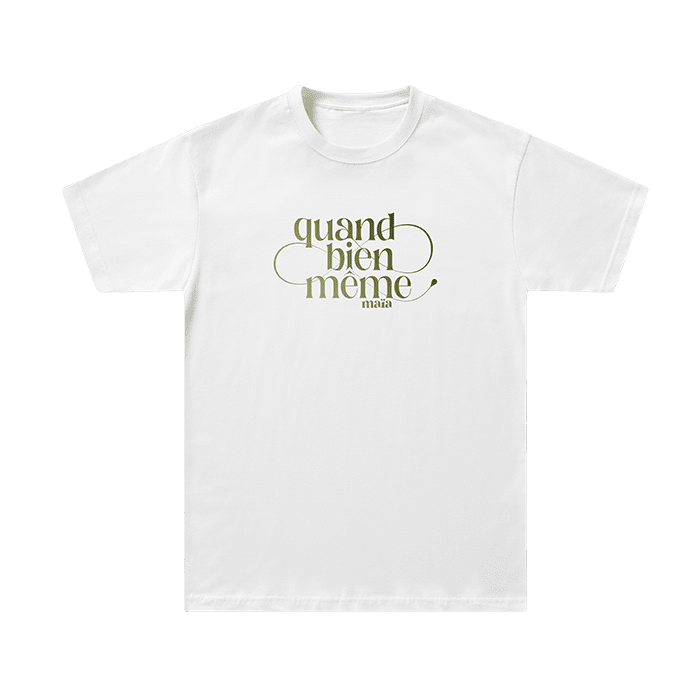 Pack T-shirt "Quand bien même" + Porte-clé + CD ou Vinyle