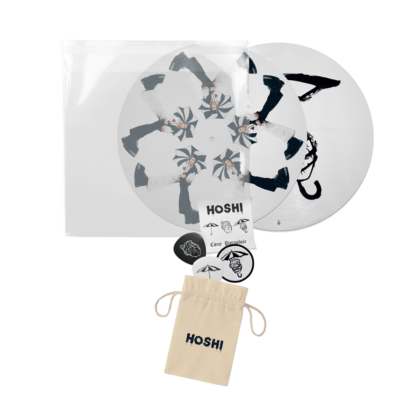 PACK "CŒUR PARAPLUIE" ☂ (VERSION DOUBLE VINYLE COLLECTOR)