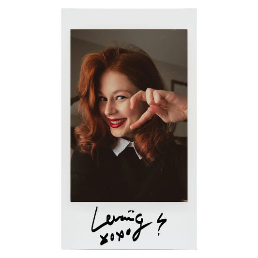 Polaroid dedicacé - Lenaig