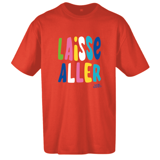 T-shirt Enfant « Laisse aller » orange