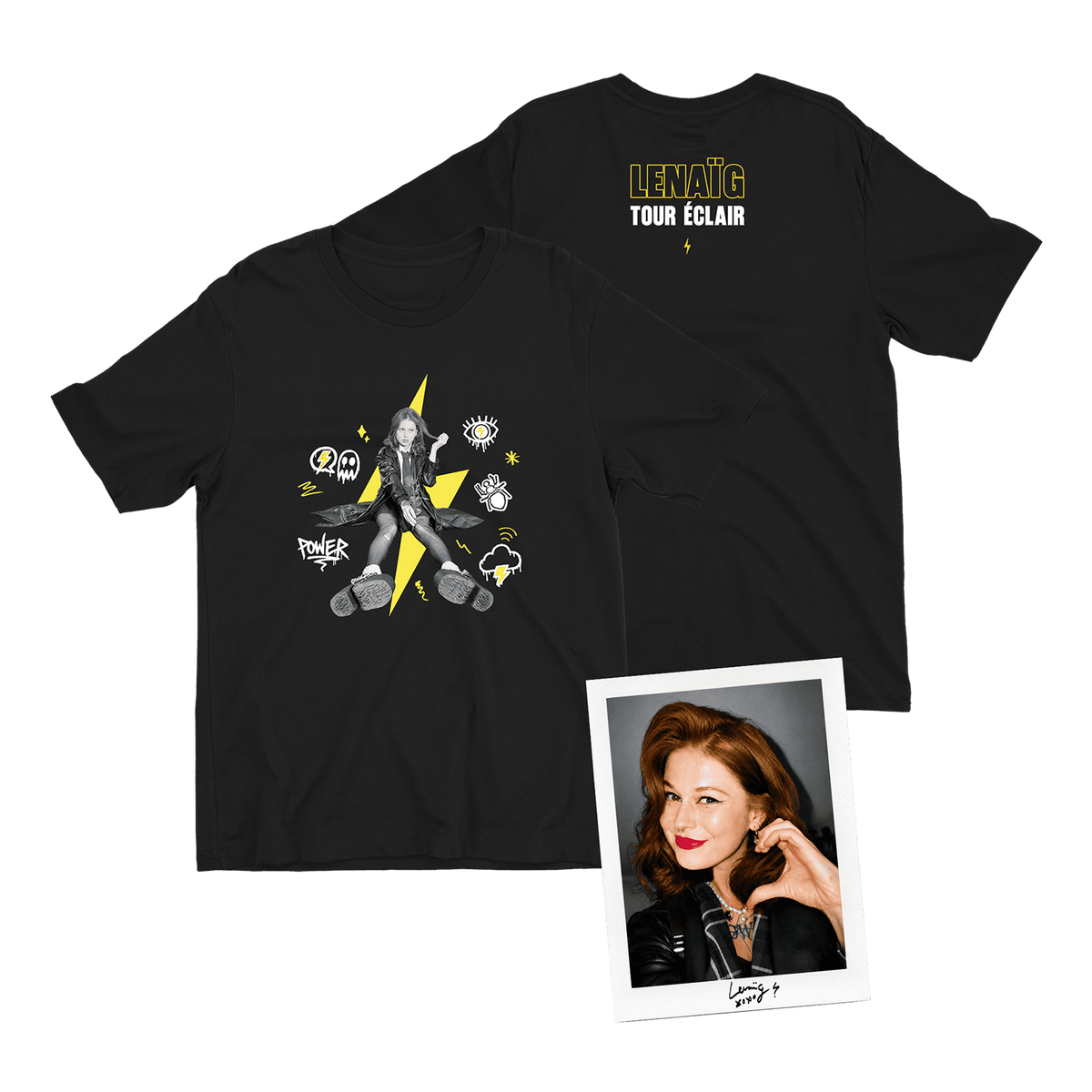 T-shirt « Tour Éclair » (+ pola dédicacé offert)