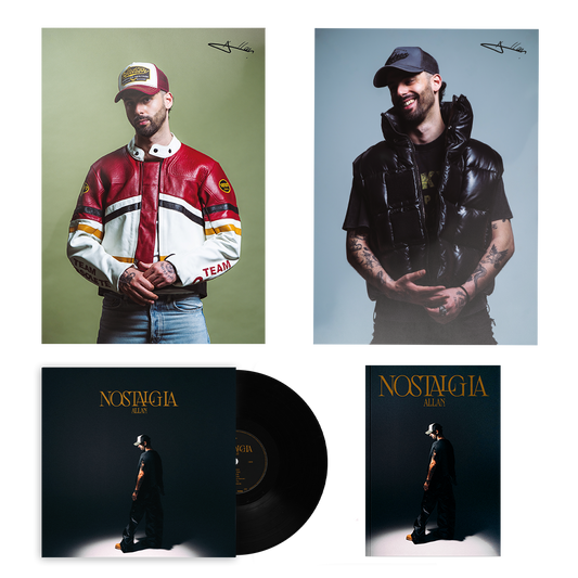 Pack collector Vinyle + Carnet Nostalgia + Affiche recto verso dédicacée